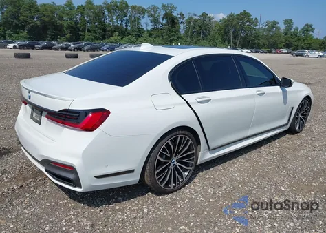 2020 BMW 740I из США, поврежденный, VIN WBA7T2C0XLGL17418